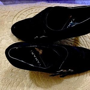 Brand New, not Worn Tahari black boots in suede size 7